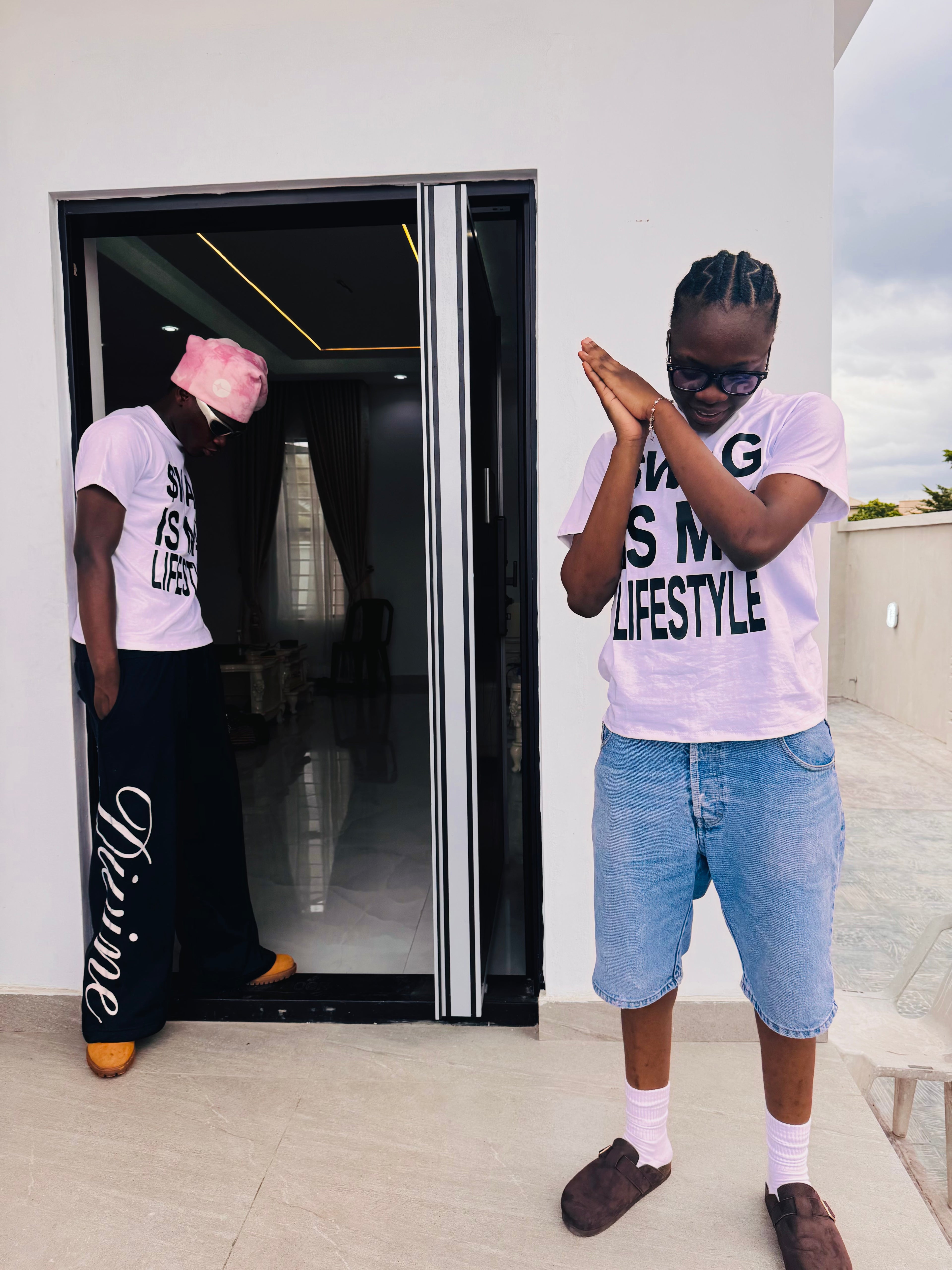 SIML Tee(White and Black)